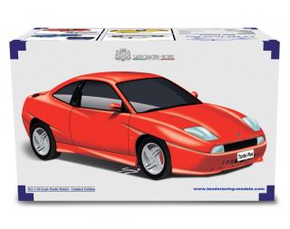 Fiat Coupé 2.0 20v Turbo Plus 1999 Grigio Moon Laudoracing 1:18 Resinemodell (Türen, Motorhaube... nicht zu öffnen!)